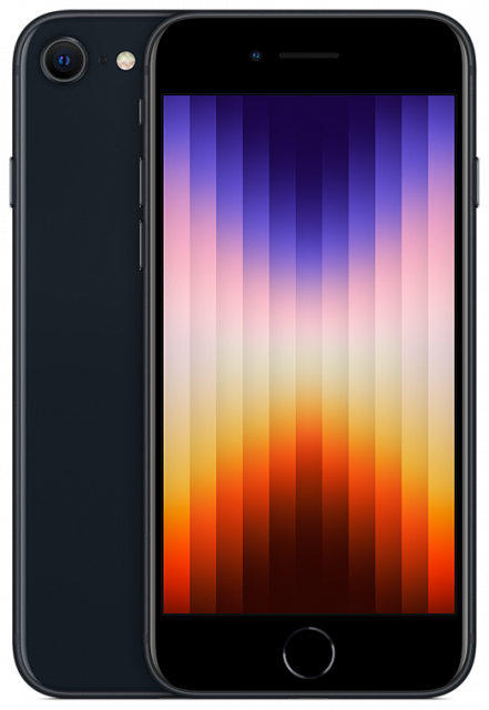 Смартфон Apple iPhone SE 2022 64GB Темная ночь