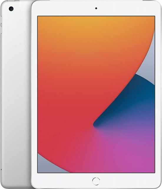 Планшет Apple iPad 10.2" (2020) Wi-Fi + Cellular 128GB Серебристый