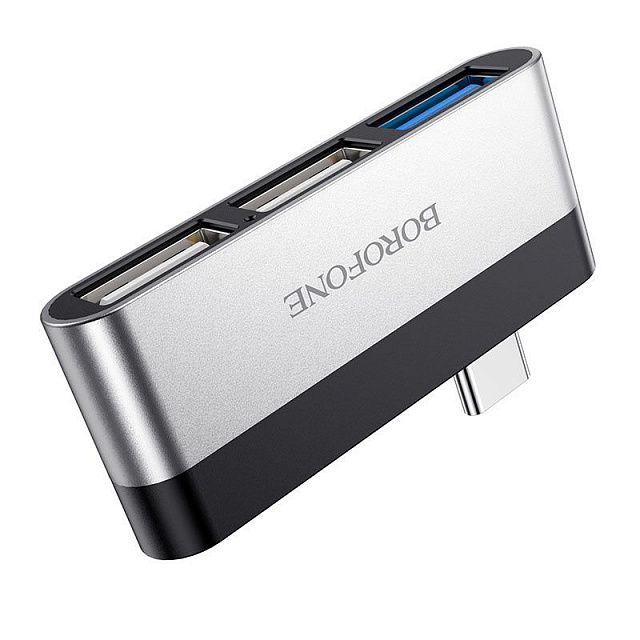 Адаптер Type-C to 3 USB